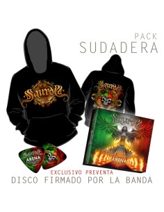 Pack CD FIRMADO + Sudadera + Púa "EN VIVO ARENA DE MÉXICO"