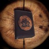 Cartera de cuero artesanal