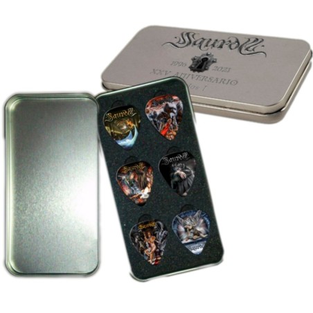 Caja púas XXV Aniversario Plata